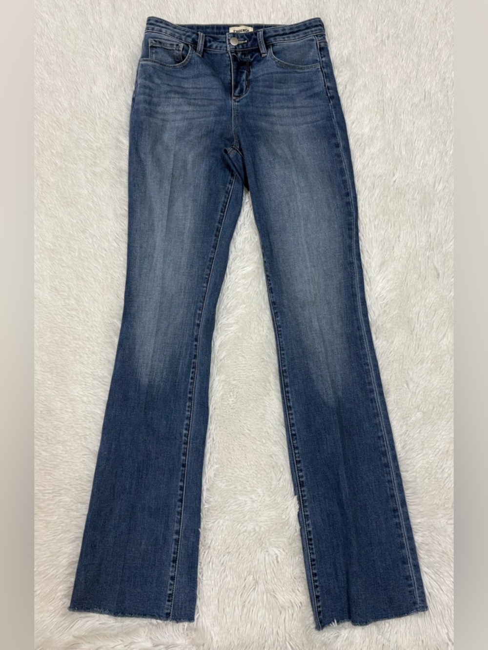 L'AGENCE Women's Dark Blue Wide Leg Jeans